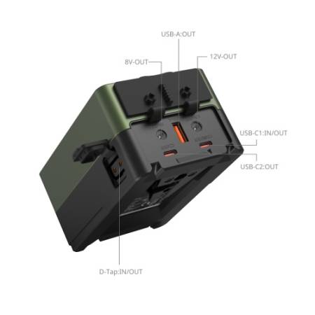 SmallRig 4974 VB99 Pro mini - akumulator, wejścia, wyjścia